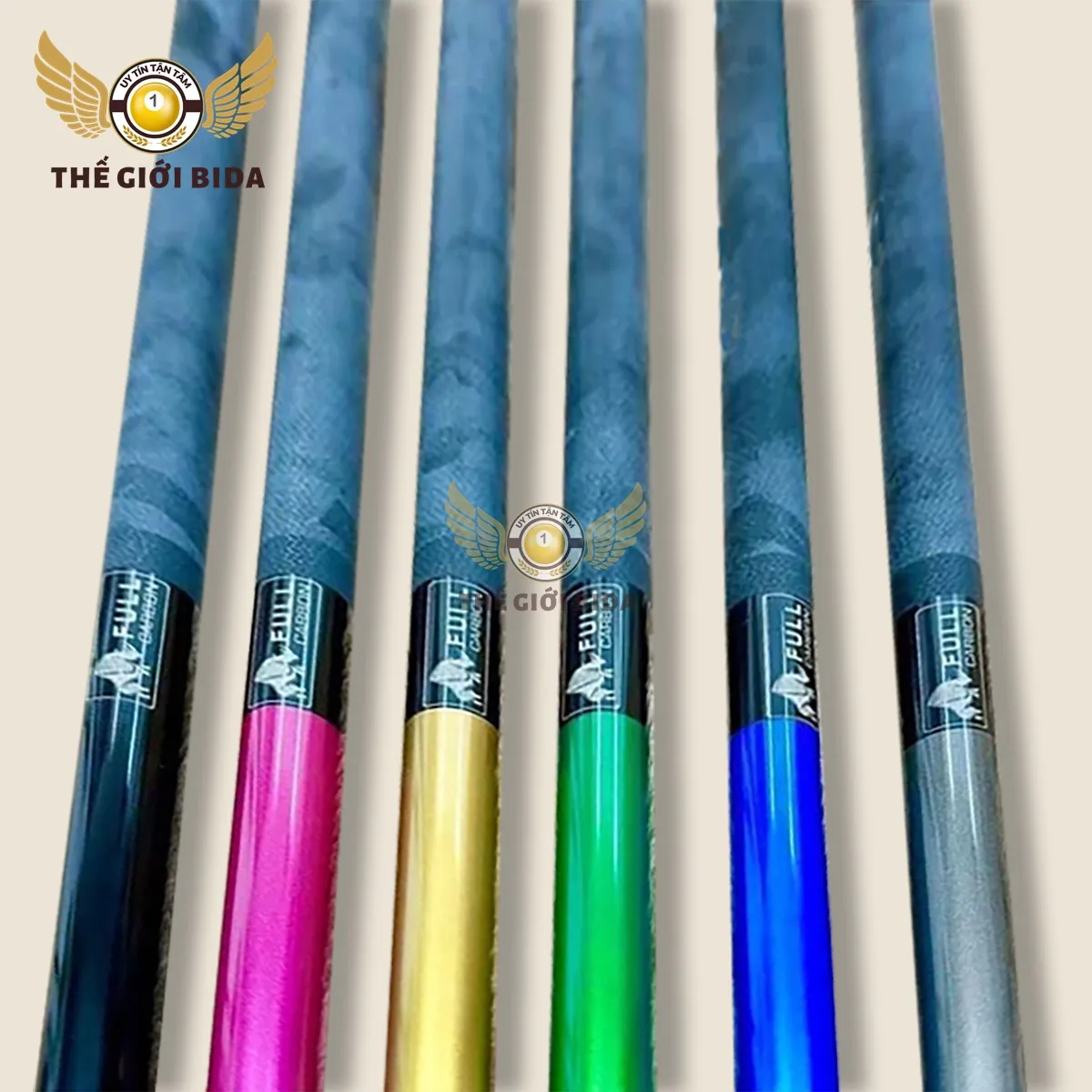 cơ bida rhino full carbon 1 khúc 2